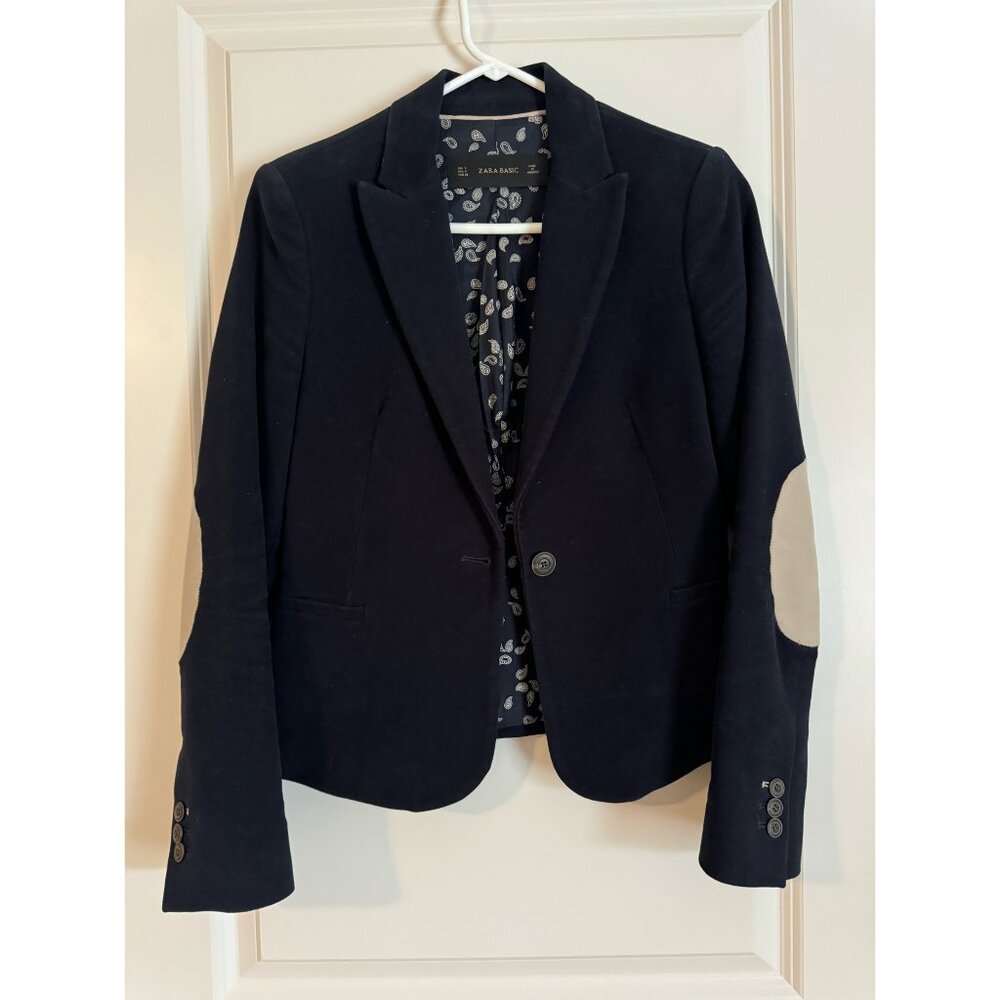 Zara Navy Blue Blazer, Size Small